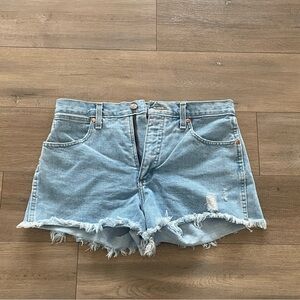 Wrangler Light Blue Jean Shorts